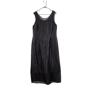 Seam Women's Sheer Vintage Casual Sleeveless Maxi Dress - 3